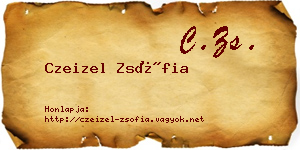 Czeizel Zsófia névjegykártya
